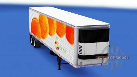 Скин Oranges на полуприцеп для American Truck Simulator