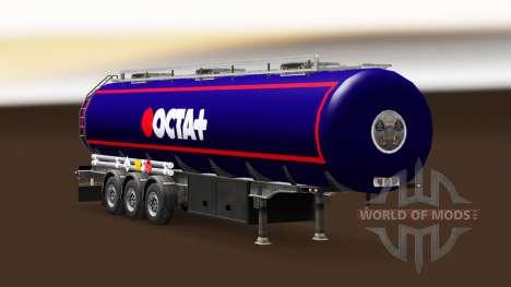 Скин Octa на топливный полуприцеп для Euro Truck Simulator 2