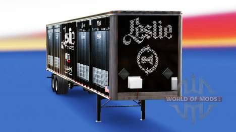 Скин Leslie Speakers на полуприцеп для American Truck Simulator