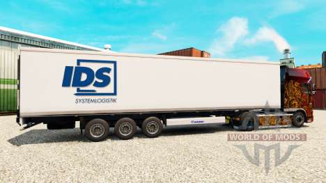 Скин IDS на полуприцеп-рефрижератор для Euro Truck Simulator 2