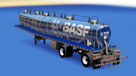 Скин BASF на химическую цистерну для American Truck Simulator
