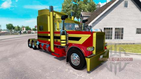 Скин Metallic 7 на тягач Peterbilt 389 для American Truck Simulator