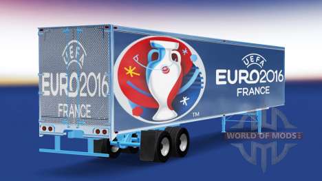 Скин Euro 2016 на полуприцеп для American Truck Simulator