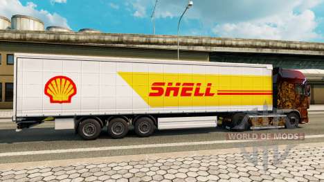 Скин Shell на полуприцепы для Euro Truck Simulator 2