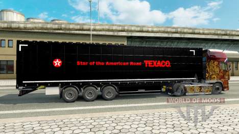 Скин Texaco на полуприцепы для Euro Truck Simulator 2