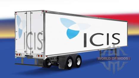 Скин ICIS на полуприцеп для American Truck Simulator