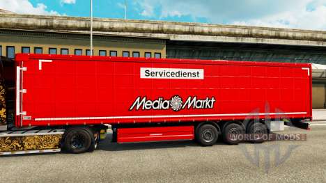 Скин Media Markt на полуприцепы для Euro Truck Simulator 2