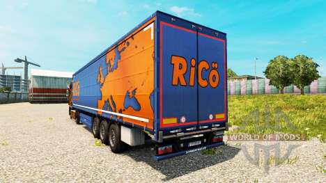 Скин Rico на полуприцепы для Euro Truck Simulator 2