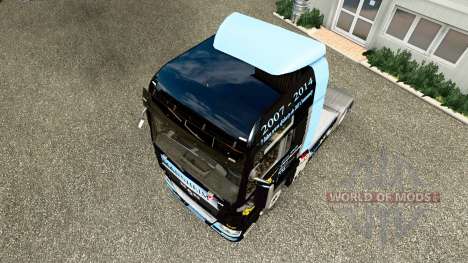 Скин DJ Charty на тягач MAN для Euro Truck Simulator 2