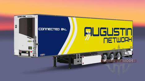 Полуприцеп-рефрижератор Chereau Augustin Network для Euro Truck Simulator 2