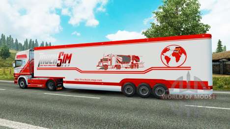 Полуприцеп-рефрижератор TruckSim для Euro Truck Simulator 2
