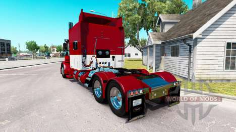 Скин Rethwisch Transport LLC на Peterbilt 389 для American Truck Simulator