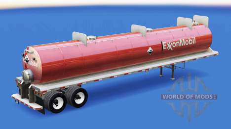 Скин ExxonMobil на цистерну для кислот для American Truck Simulator