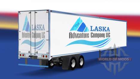 Скин The Alaska Adventure Company на полуприцеп для American Truck Simulator