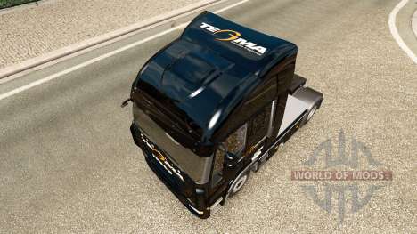 Скин Tegma Logistic на тягач Iveco для Euro Truck Simulator 2