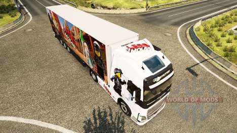 Скин The Lego на тягач Volvo для Euro Truck Simulator 2