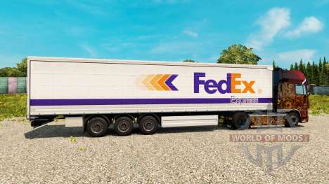 Скин FedEx на полуприцепы для Euro Truck Simulator 2
