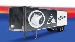 Скин Alaska Huskies на полуприцеп для American Truck Simulator