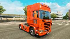 Скин Hazzard v2.0 на тягач Scania для Euro Truck Simulator 2