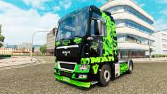 Скин Green Dragon на тягач MAN для Euro Truck Simulator 2