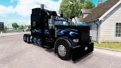 Скин Bluesway на тягач Peterbilt 389 для American Truck Simulator