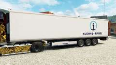 Скин Kuehne & Nagel на полуприцеп-рефрижератор для Euro Truck Simulator 2