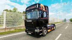Скин Ghost Rider на тягач Scania для Euro Truck Simulator 2