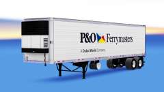 Скин P&O Ferrymasters на полуприцеп для American Truck Simulator