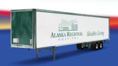 Скин Alaska Regional Hospital на полуприцеп для American Truck Simulator