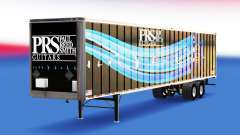 Скин PRS Guitars на полуприцеп для American Truck Simulator
