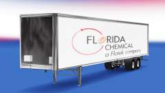 Скин Florida Chemical на полуприцеп для American Truck Simulator