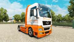 Скин Excellence Transportes на тягач MAN для Euro Truck Simulator 2