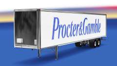 Скин Procter & Gamble на полуприцеп для American Truck Simulator