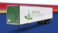 Скин ab&cd innovations на полуприцеп для American Truck Simulator