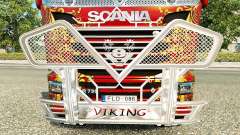 Кенгурятник Viking на тягач Scania для Euro Truck Simulator 2