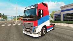 Скин Serbia на тягач Volvo для Euro Truck Simulator 2