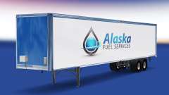 Скин Alaska Fuel Services на полуприцеп для American Truck Simulator