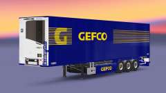 Полуприцеп-рефрижератор Chereau Gefco для Euro Truck Simulator 2