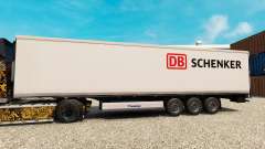Скин DB Schenker на полуприцеп-рефрижератор для Euro Truck Simulator 2