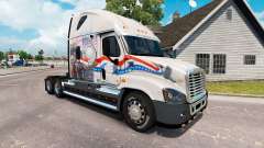 Скин Bay&Bay POW MIA на Freightliner Cascadia для American Truck Simulator