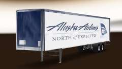Скин Alaska Airlines на полуприцеп для American Truck Simulator
