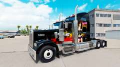 Скин WWE на тягач Kenworth W900 для American Truck Simulator