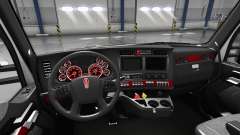 Интерьер Red Dial для Kenworth T680 для American Truck Simulator