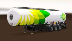 Скин BP на топливный полуприцеп для Euro Truck Simulator 2