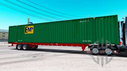 Полуприцеп контейнеровоз EMP для American Truck Simulator