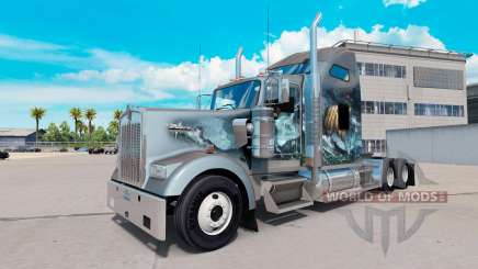Скин Viking на тягач Kenworth W900 для American Truck Simulator