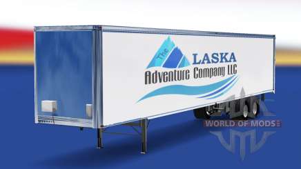 Скин The Alaska Adventure Company на полуприцеп для American Truck Simulator