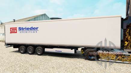 Скин Strieder на полуприцеп-рефрижератор для Euro Truck Simulator 2