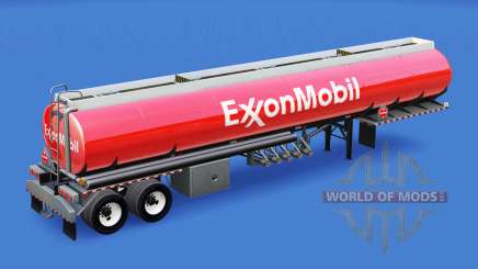 Скин ExxonMobil на топливную цистерну для American Truck Simulator