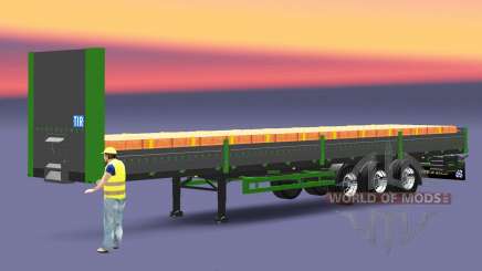 Полуприцеп Kogel с грузом кирпичей для Euro Truck Simulator 2